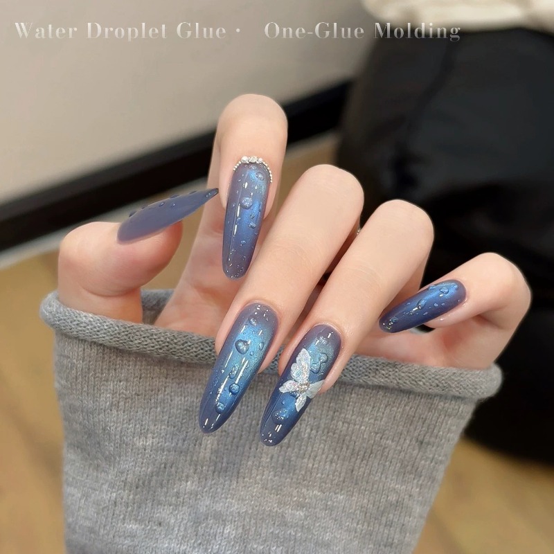 Water Drop Nail Gel Set, 3D Cr - Cucumber Cooling Gel recension och pris