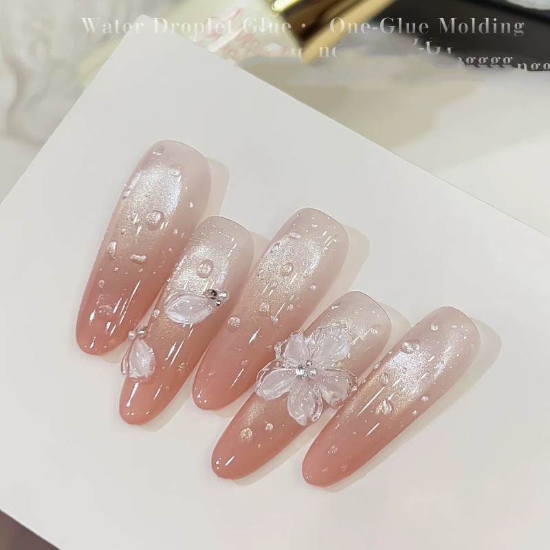 Water Drop Nail Gel Set, 3D Cr - Cucumber Cooling Gel recension och pris