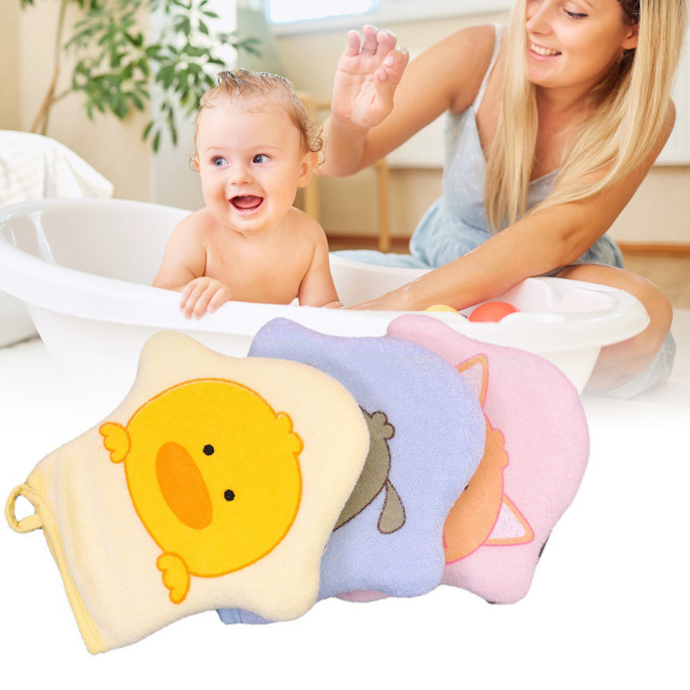 4pcs Shower Sponge Cartoon Set - Skincare Newborn recension och pris