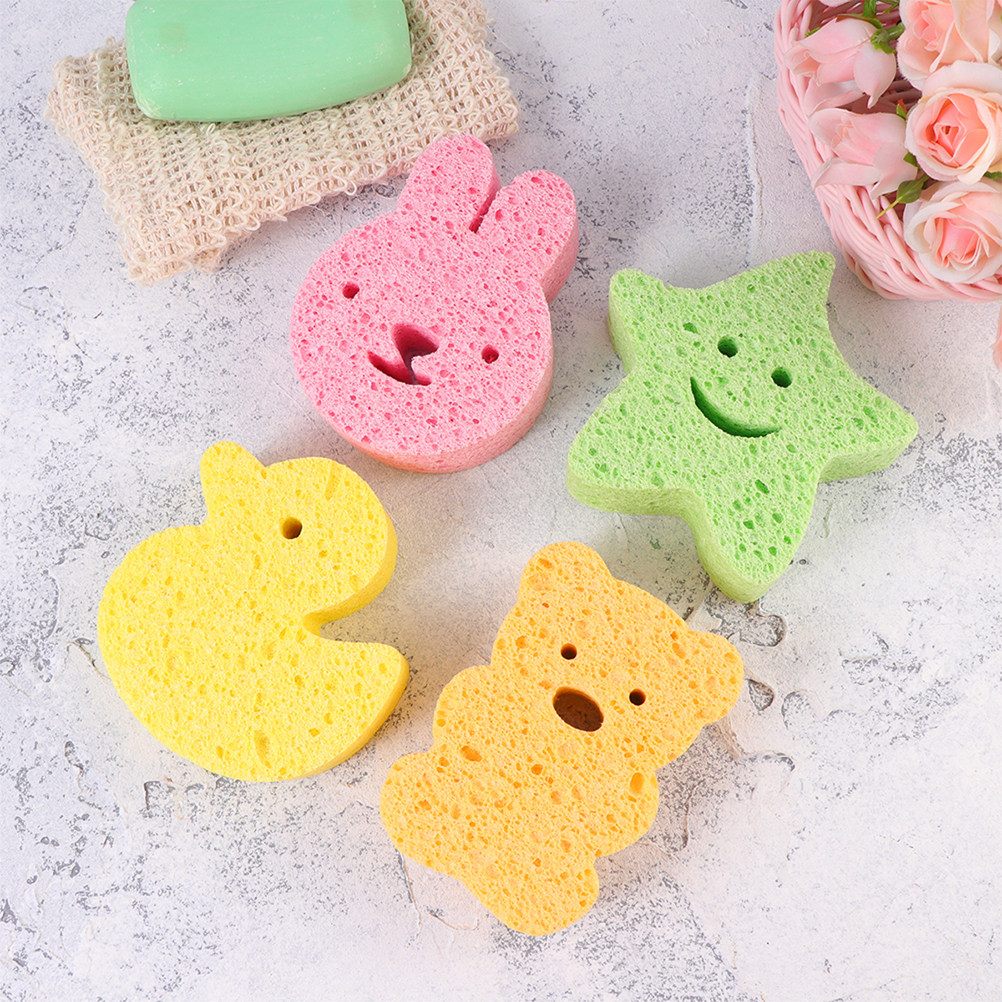 3Pcs Bath Sponge Set Gentle Ex - Skincare Newborn recension och pris