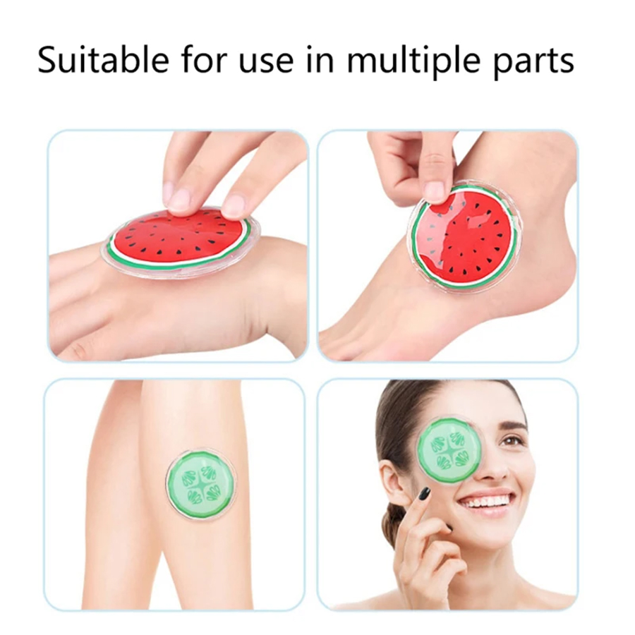 Fruit-Themed Reusable Gel Eye  - Cucumber Cooling Gel recension och pris