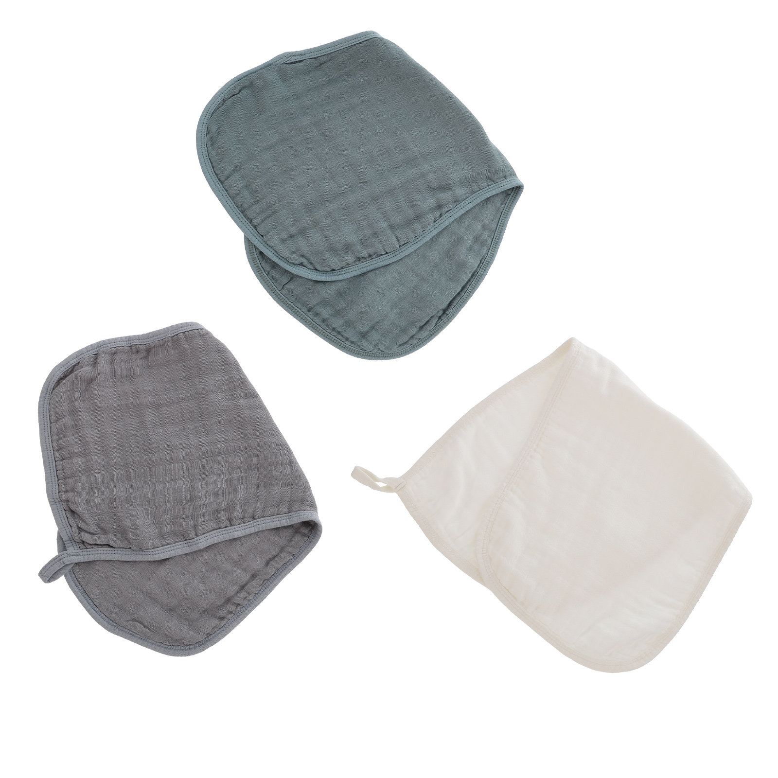 3Pcs Baby Burp Cloths Soft Abs - Skincare Newborn recension och pris