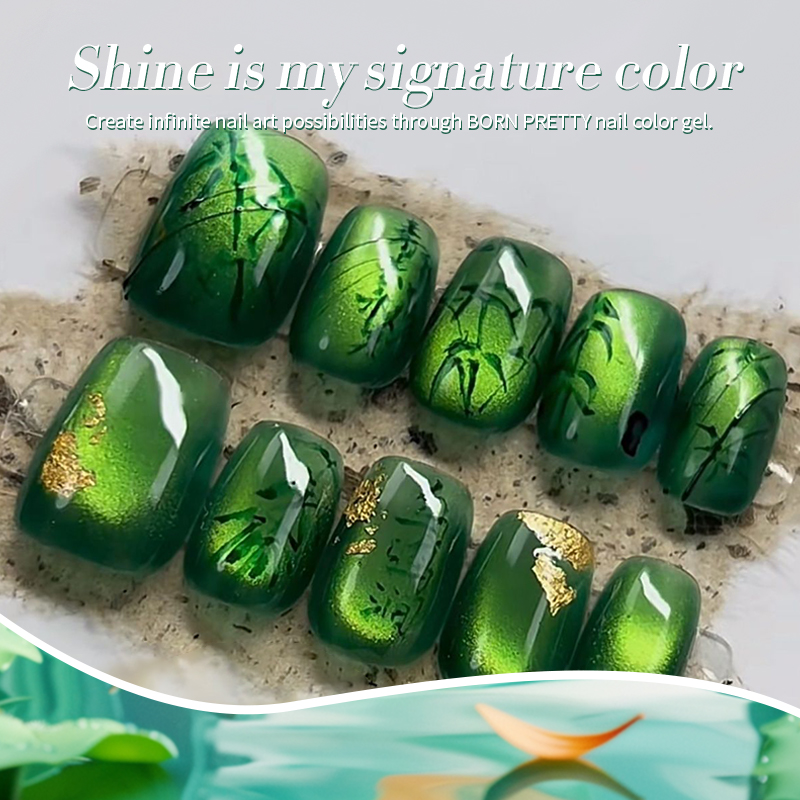 BORN PRETTY 10ml Green Cat Mag - Cucumber Cooling Gel recension och pris