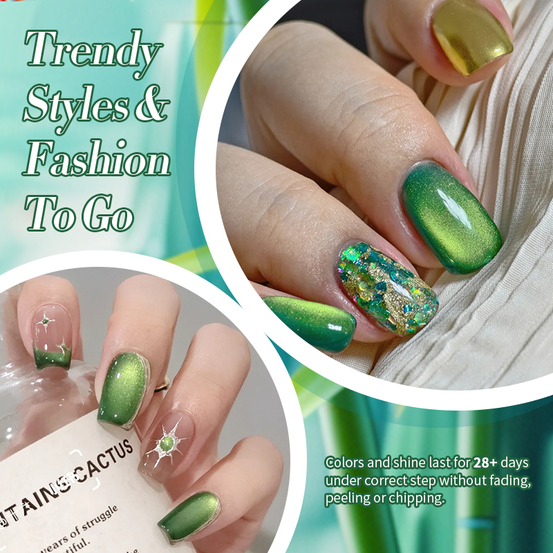 BORN PRETTY 10ml Green Cat Mag - Cucumber Cooling Gel recension och pris