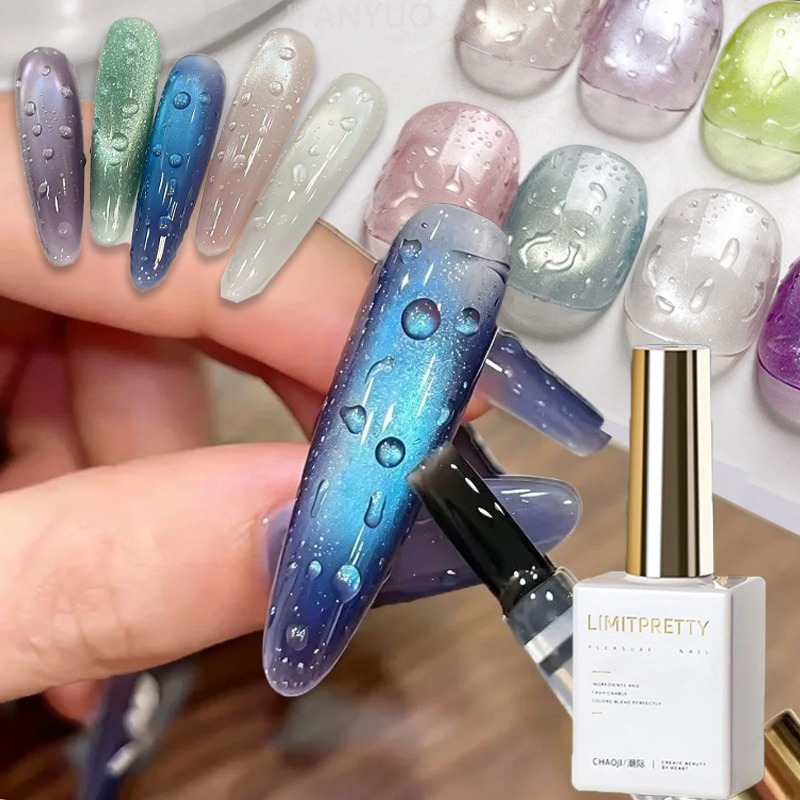 Water Drop Nail Gel Set 3D Cry - Cucumber Cooling Gel recension och pris