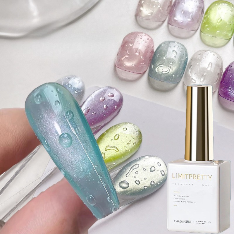Water Drop Nail Gel Set 3D Cry - Cucumber Cooling Gel recension och pris