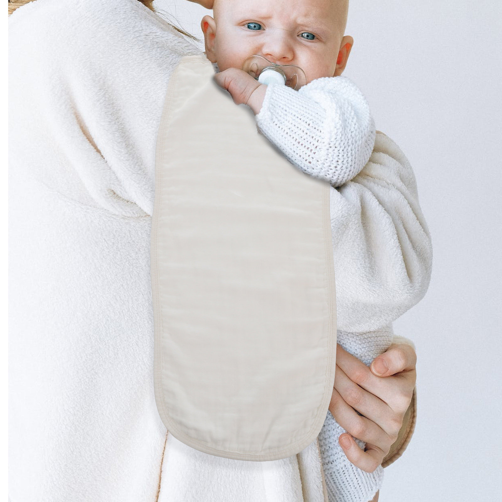 3Pcs Baby Burp Cloths Premium  - Skincare Newborn recension och pris
