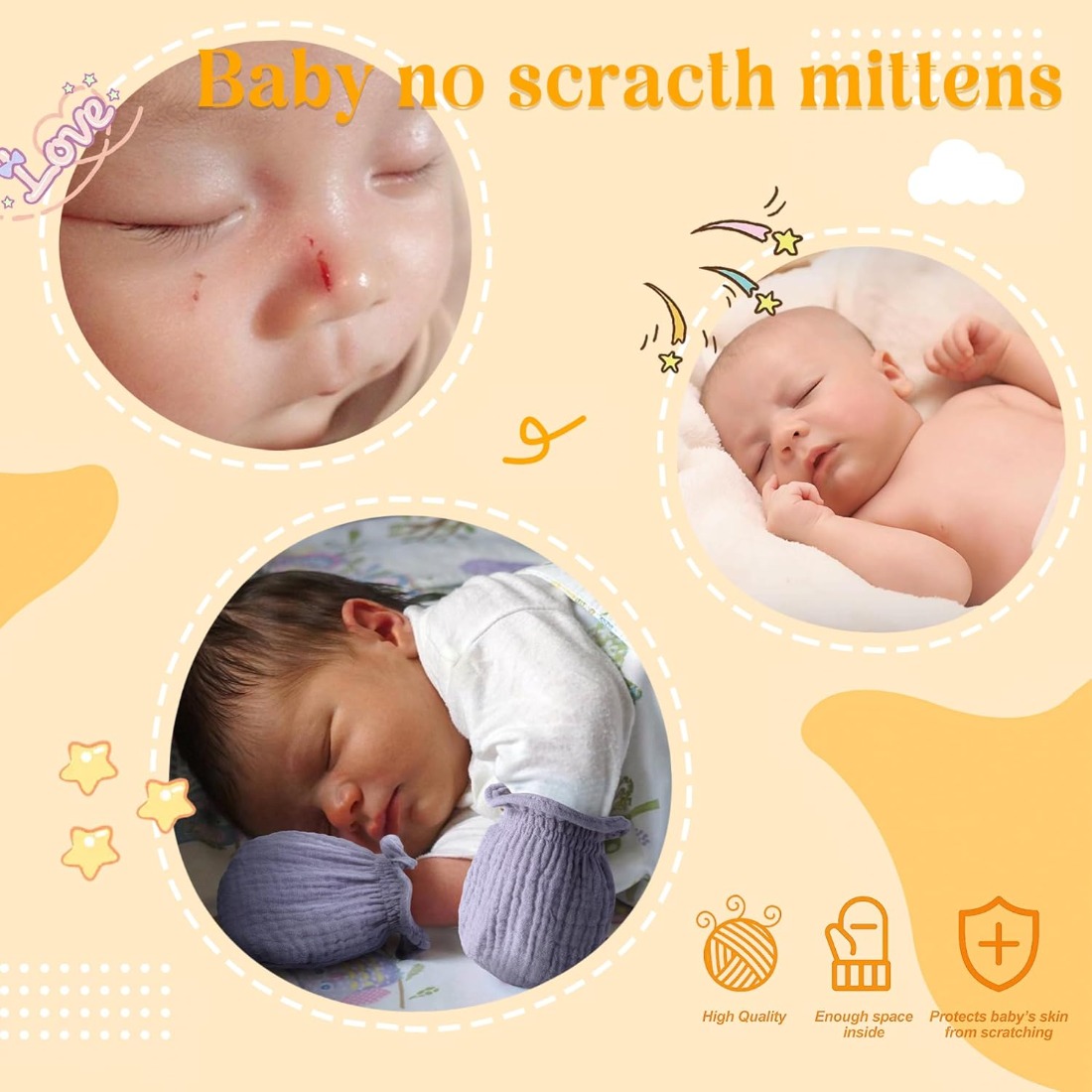 100% Pure Cotton Muslin Newbor - Skincare Newborn recension och pris