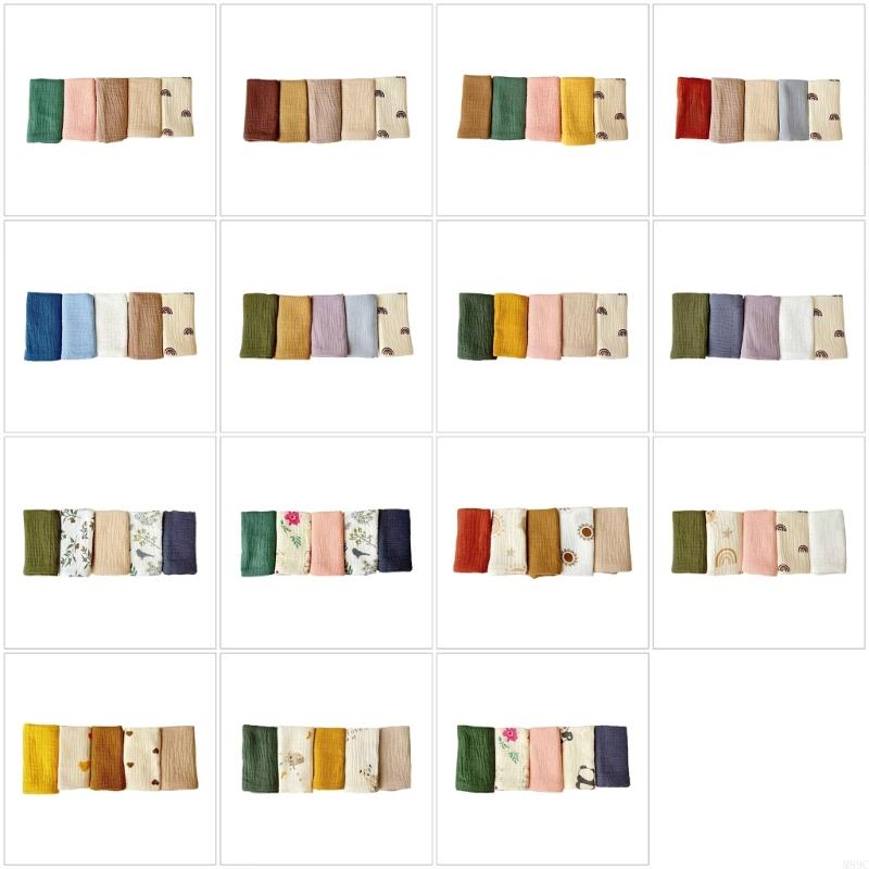 M89C 5 Pieces Soft Cotton Burp - Skincare Newborn recension och pris