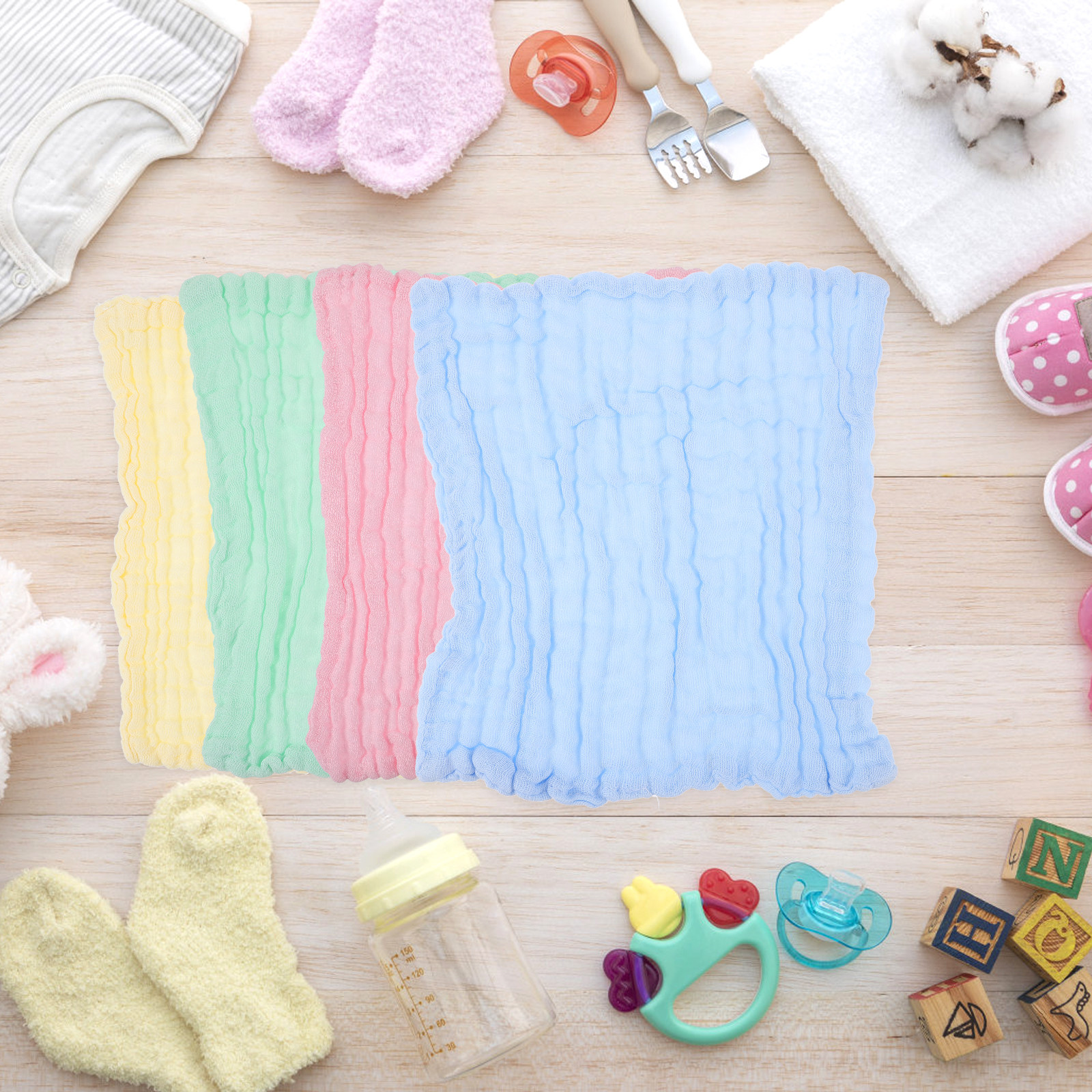 10Pcs Cotton Wash Cloths for F - Skincare Newborn recension och pris
