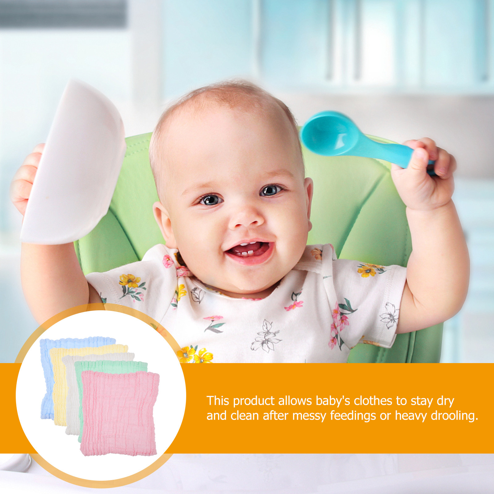 10Pcs Cotton Wash Cloths for F - Skincare Newborn recension och pris